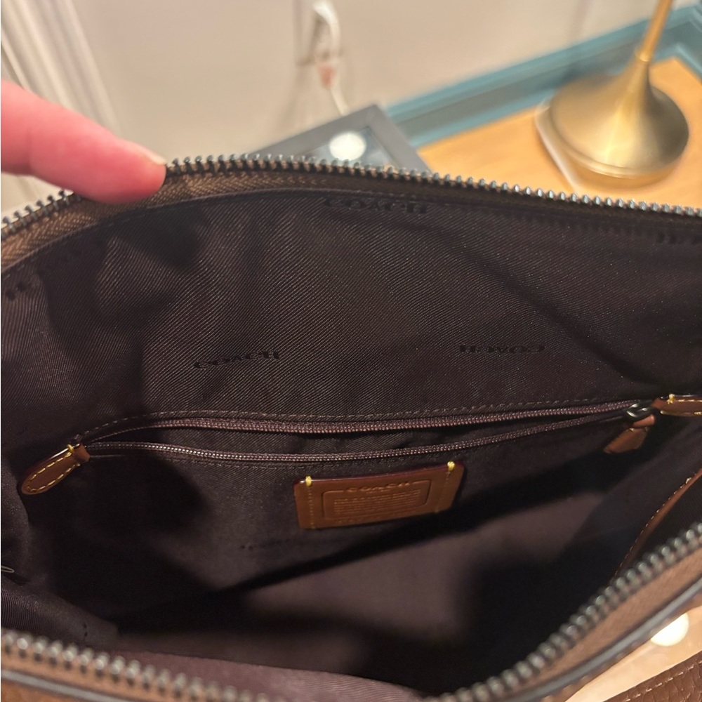 Coach Tan Leather Hobo Bag - Picture 4 of 5